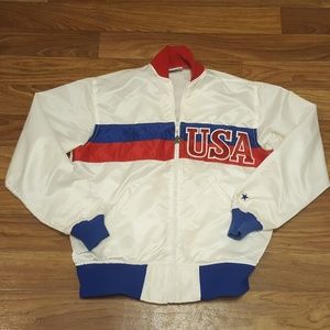 Vintage Starter Men’s 80s USA Olympic Jacket small